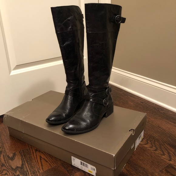 Born Brushed Grey Lira Boots - Picture 1 of 7